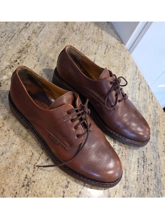 Mephisto Dress Shoes Men Size 8 Air Relax GoodYear Welt Brown Pebble Leather main image 9